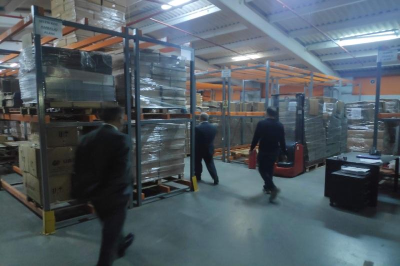 Palet açma ve ürün ayrıştırma