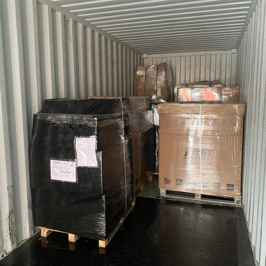 Container Filled with Box Container Filled with Box